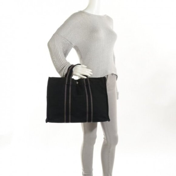 Hermes Black Fourre-Tout Large Tote - Picture 2 of 11